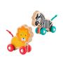 Voir la diapositive 2 : FISHER PRICE FISHER-PRICE Animaux a pousser en bois os - JFN19