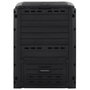 Voir la diapositive 2 : VIDAXL Composteur de jardin Noir 280 L Polypropylene