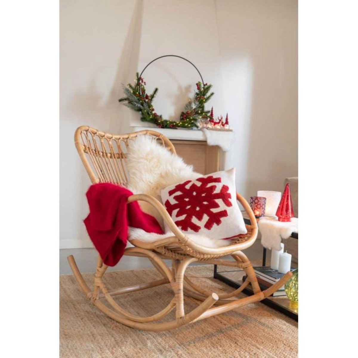 Paris Prix Tapis Imitation Fourrure  Lesley  60x94cm Blanc