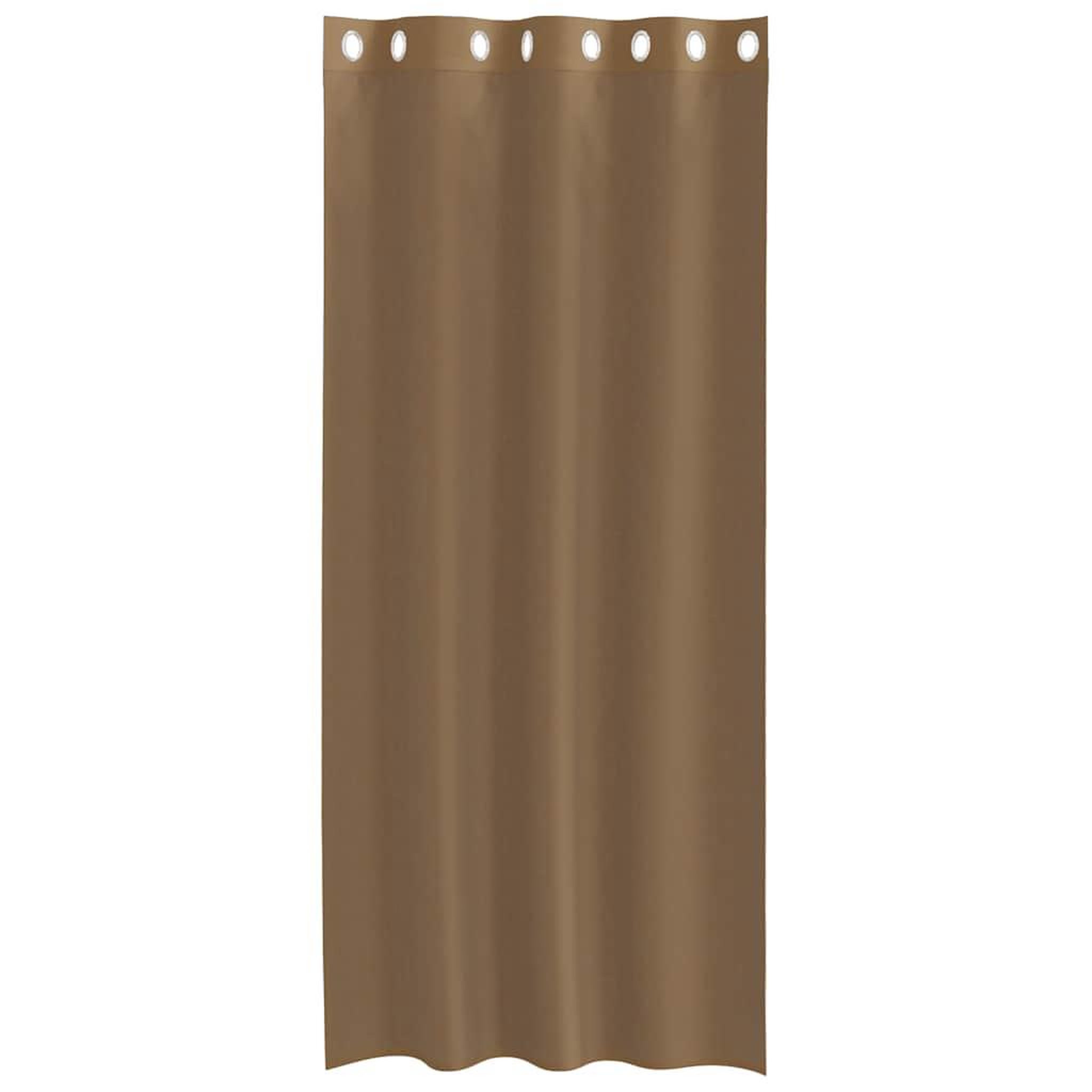 Voir la diapositive 4 : VIDAXL Rideaux en voile avec œillets 2 pcs marron clair