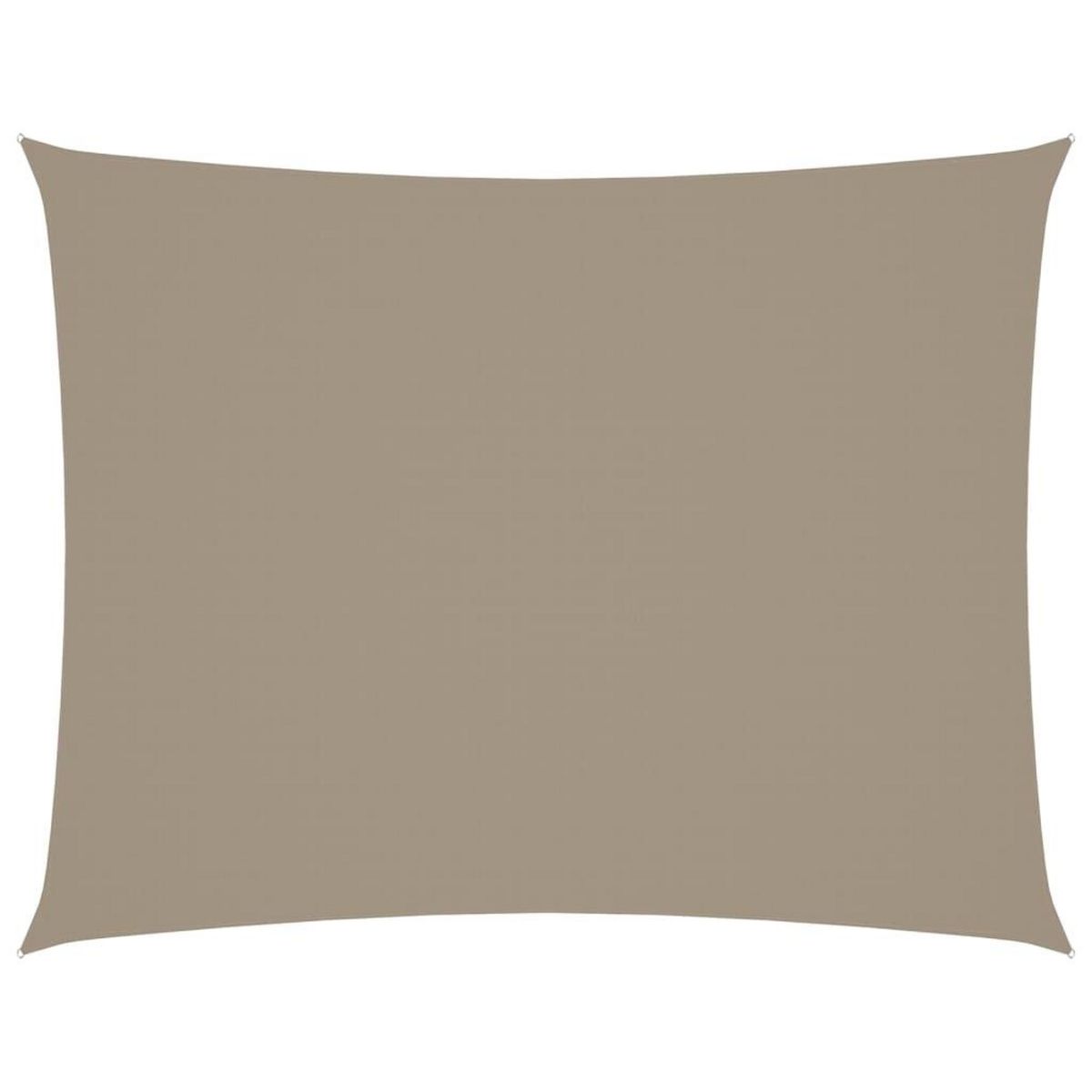 VIDAXL Voile de parasol tissu oxford rectangulaire 4x5 m taupe