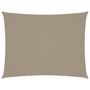 Voir la diapositive 2 : VIDAXL Voile de parasol tissu oxford rectangulaire 4x5 m taupe