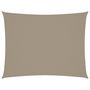 Voir la diapositive 2 : VIDAXL Voile de parasol tissu oxford rectangulaire 4x5 m taupe