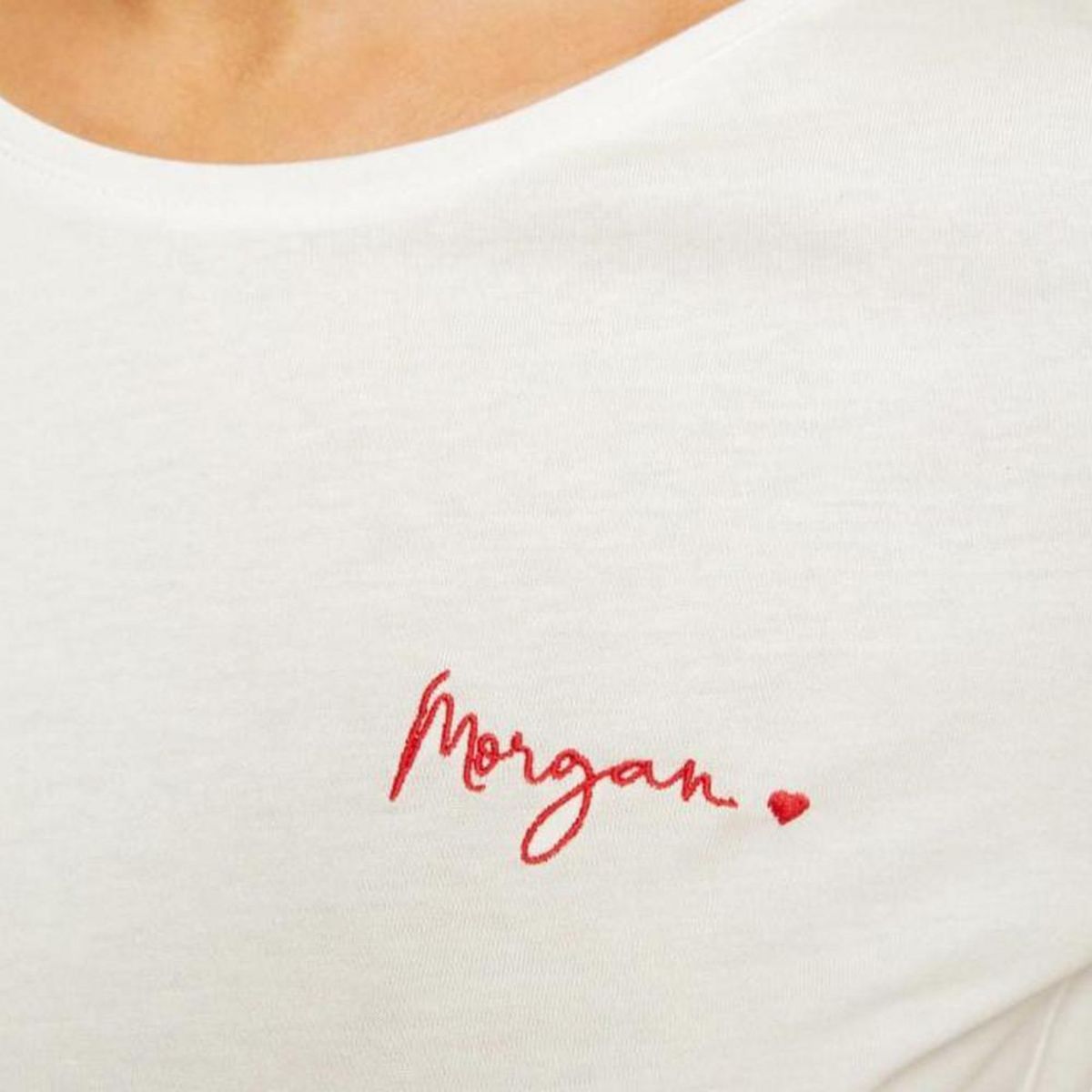 MORGAN T shirt  Femme Morgan Tcoeur