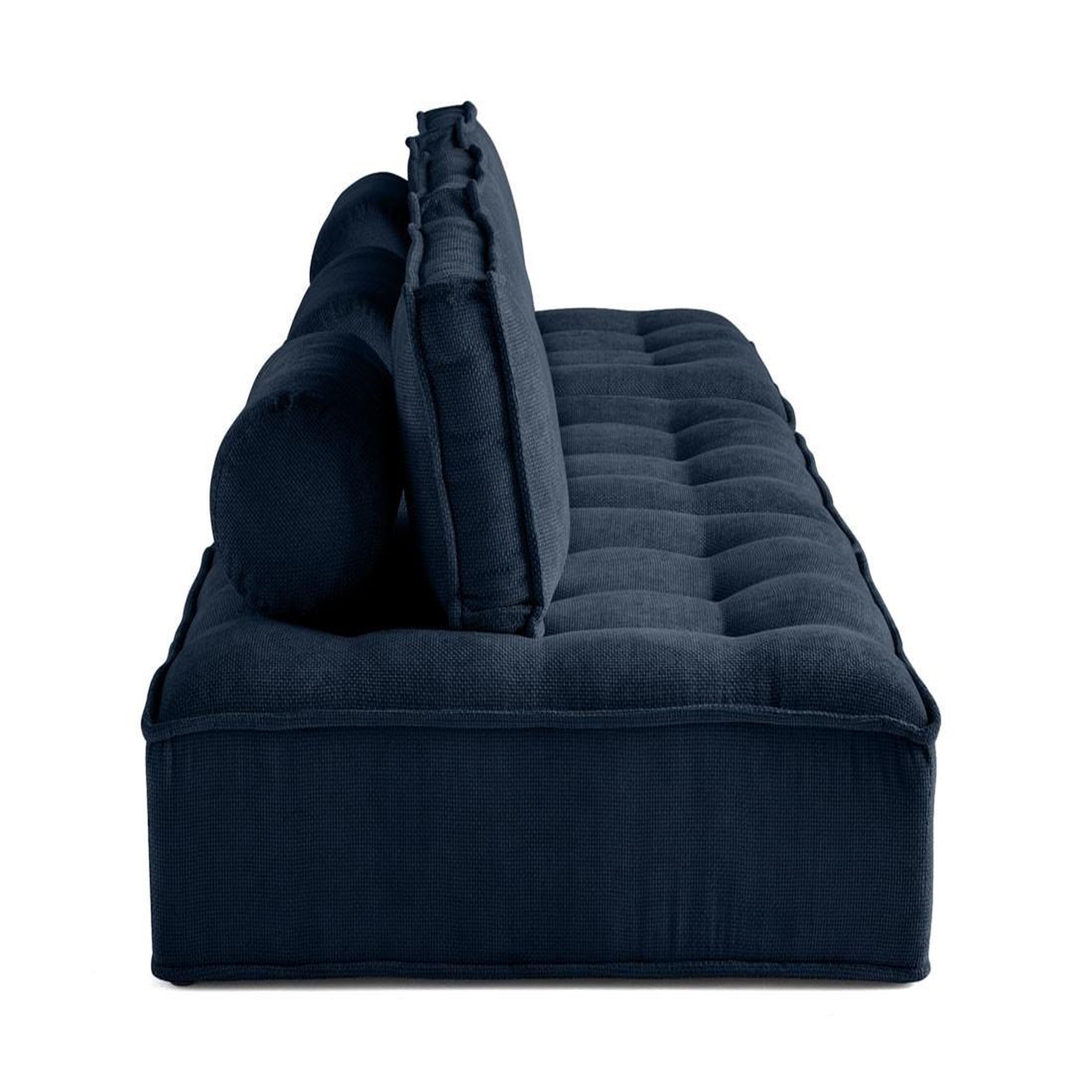 Voir la diapositive 3 : LISA DESIGN Marisol - canapé modulable droit 3 places - velours texturé