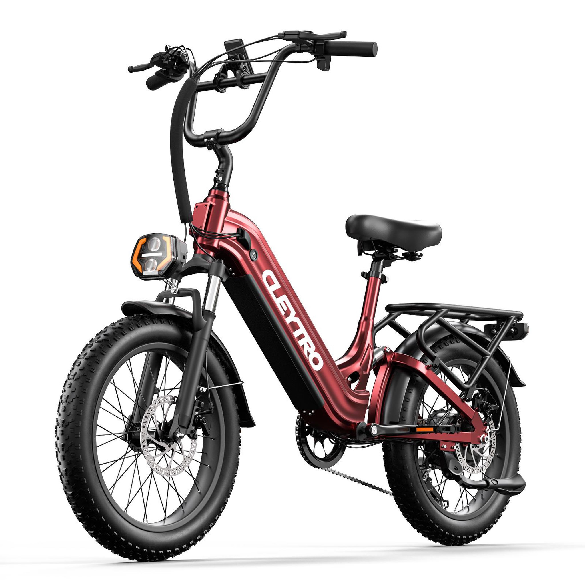 Voir la diapositive 1 : Cleytro Vélo électrique Cleytro XC20, 20 pouces, Fat Bike, batterie 48 V 15,6 Ah