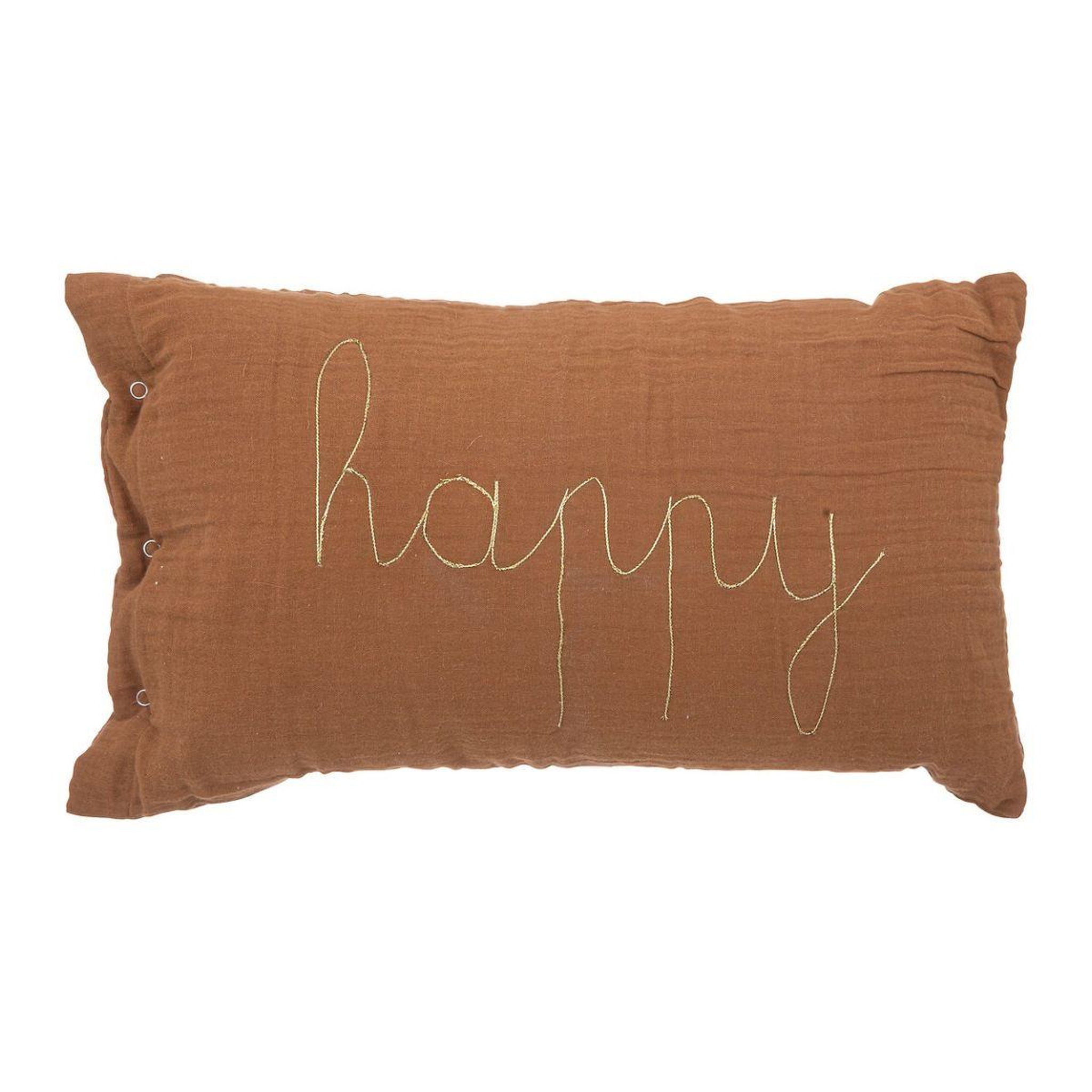 Atmosphera Kids Coussin déco  lili  30x50cm marron