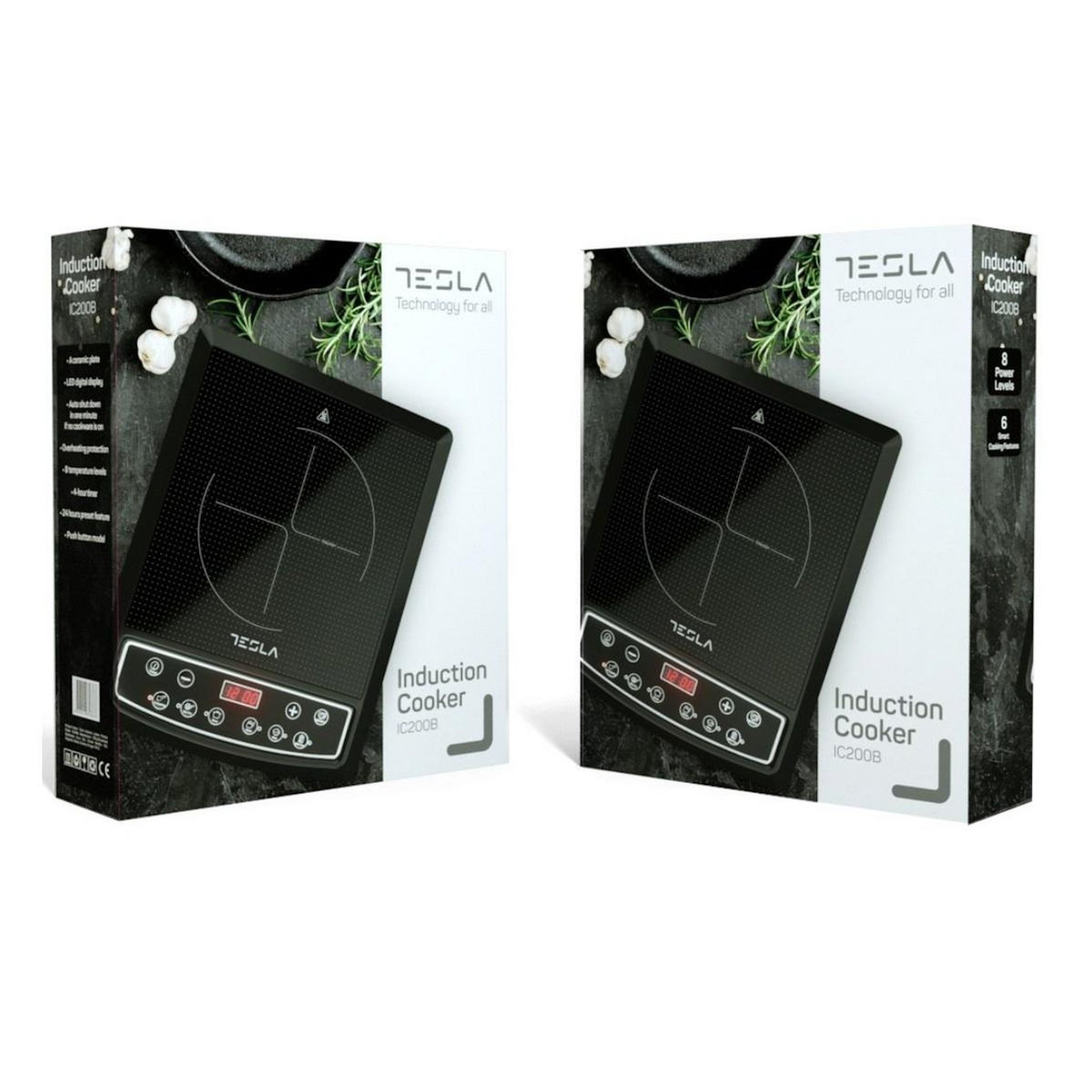 TESLA Table de cuisson induction 1 feu 1500w - IC200B