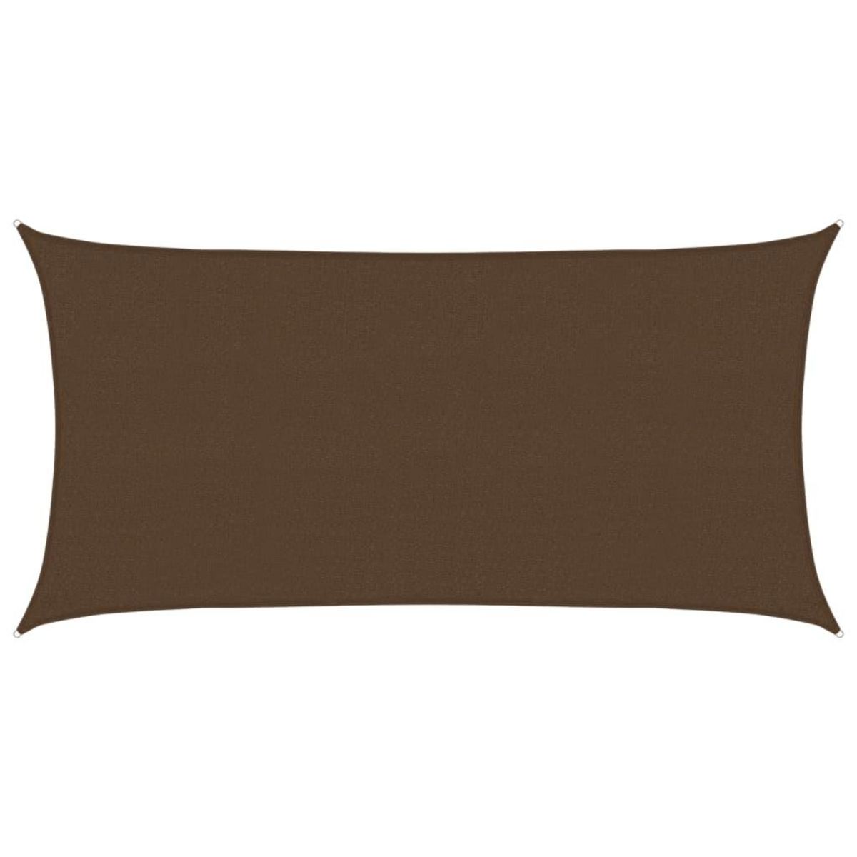 VIDAXL Voile d'ombrage 160 g/m^2 Marron 2,5x4,5 m PEHD