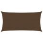 Voir la diapositive 2 : VIDAXL Voile d'ombrage 160 g/m^2 Marron 2,5x4,5 m PEHD
