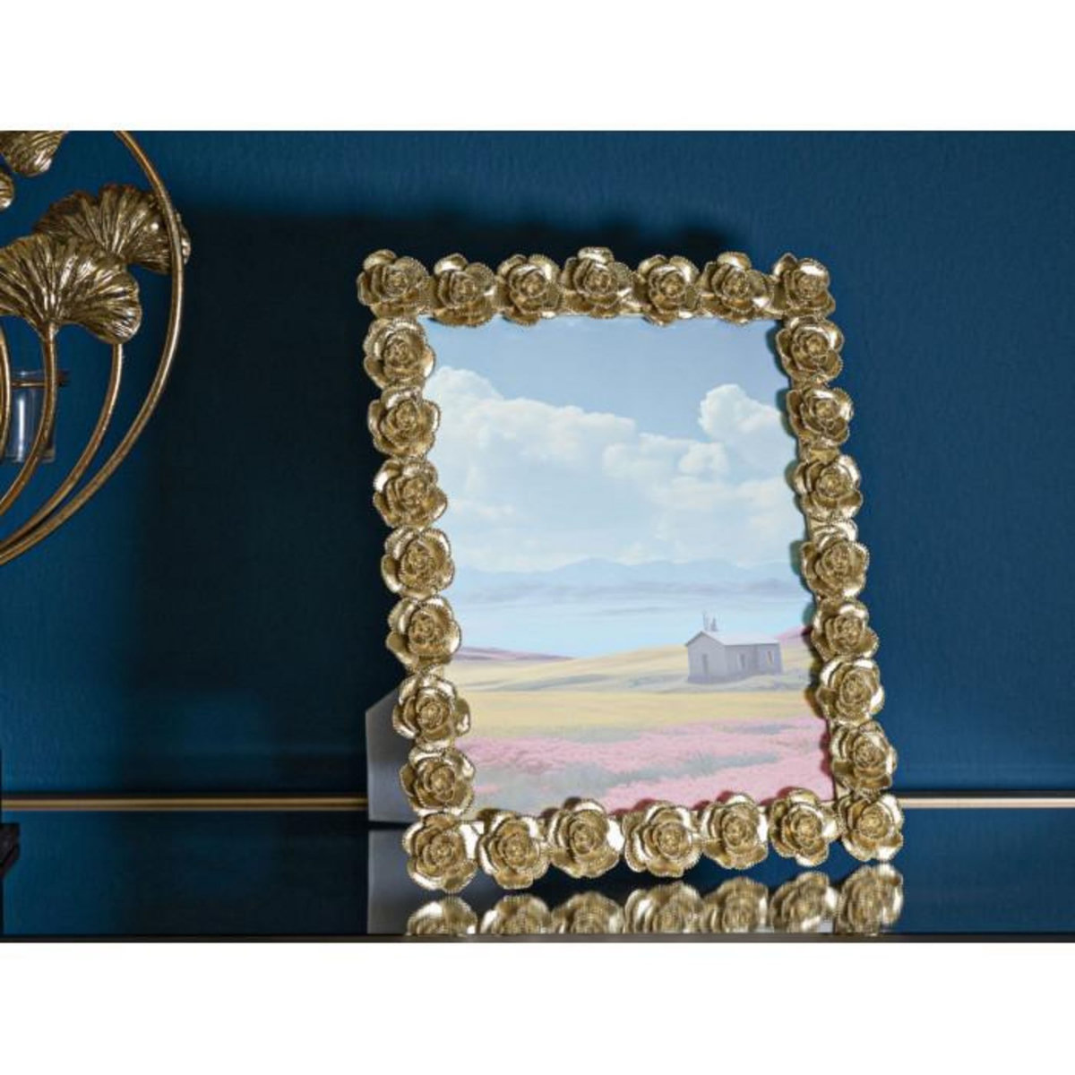 Paris Prix Cadre Photo Déco Roses  Rossen  20x25cm Or