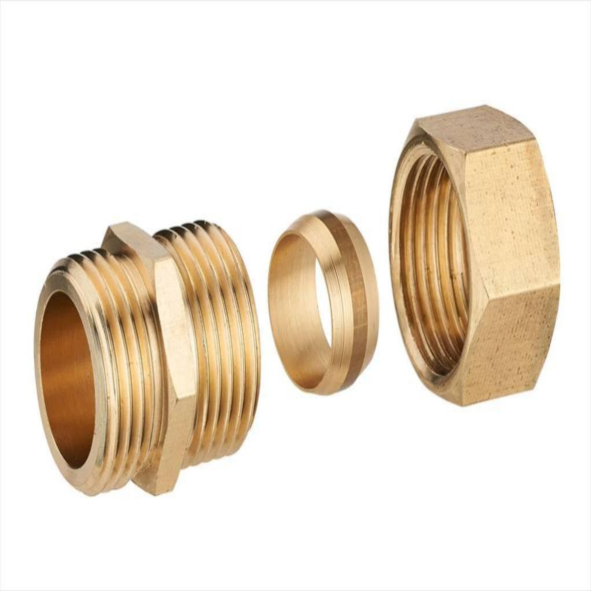 CENTRALE BRICO Manchon biconique laiton F 20 x 27 pour tube en cuivre