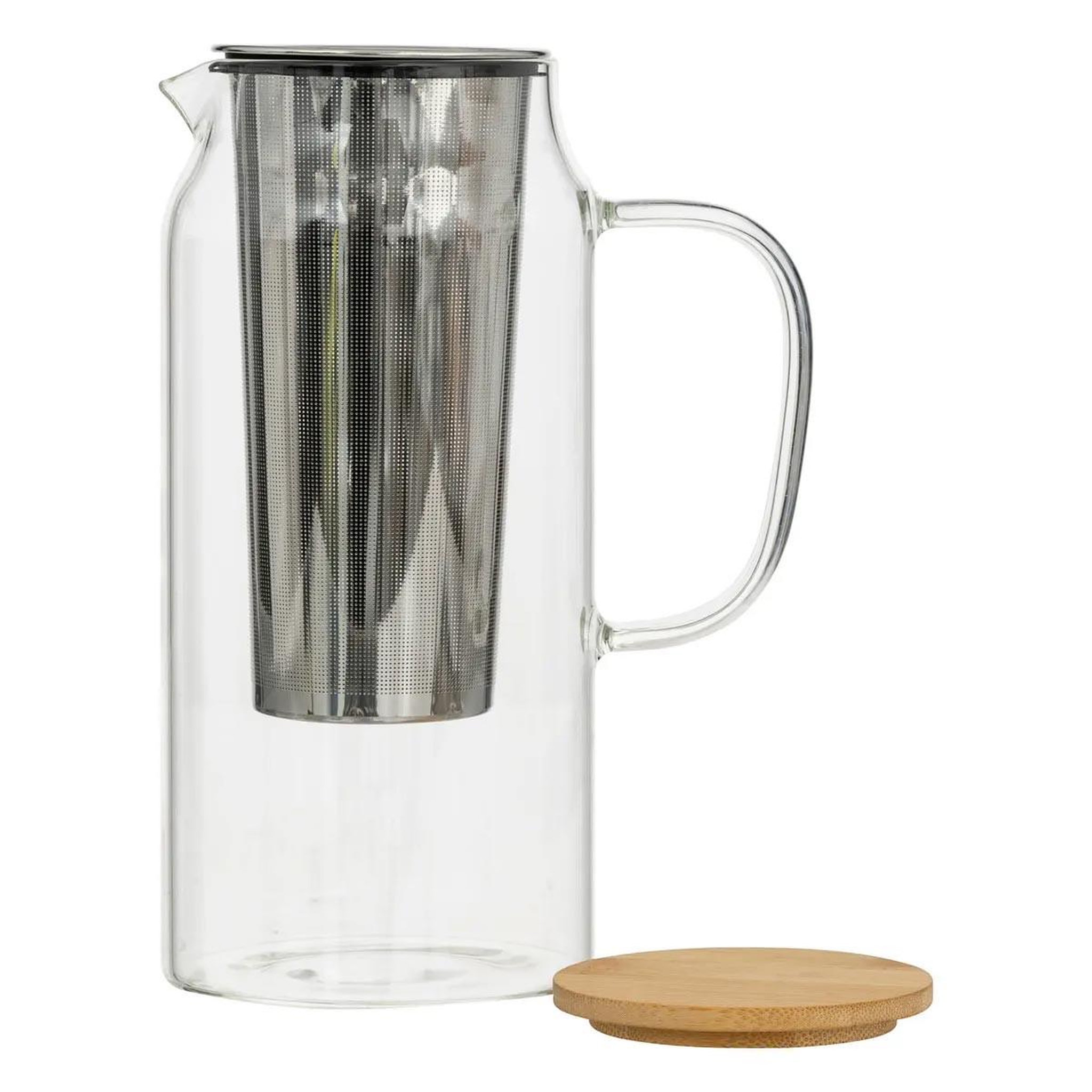 Voir la diapositive 2 : SECRET DE GOURMET Théière en Verre  Mia  1,3L Transparent