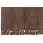 Voir la diapositive 2 : Paris Prix Plaid à Franges  Chenille  130x170cm Marron Foncé