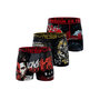 Voir la diapositive 1 : FREEGUN Lot de 3 boxers homme Grunge