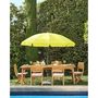 Voir la diapositive 5 : FAVEX Parasol droit diam 2 m citron ELENA