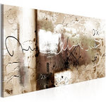 Paris Prix Tableau Imprimé  Hammer Beige Narrow. Coloris disponibles : Multicolore