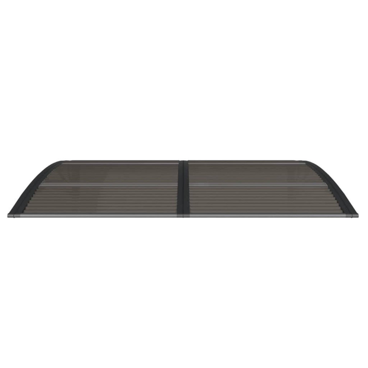 VIDAXL Auvent de porte Noir 150x100 cm Polycarbonate