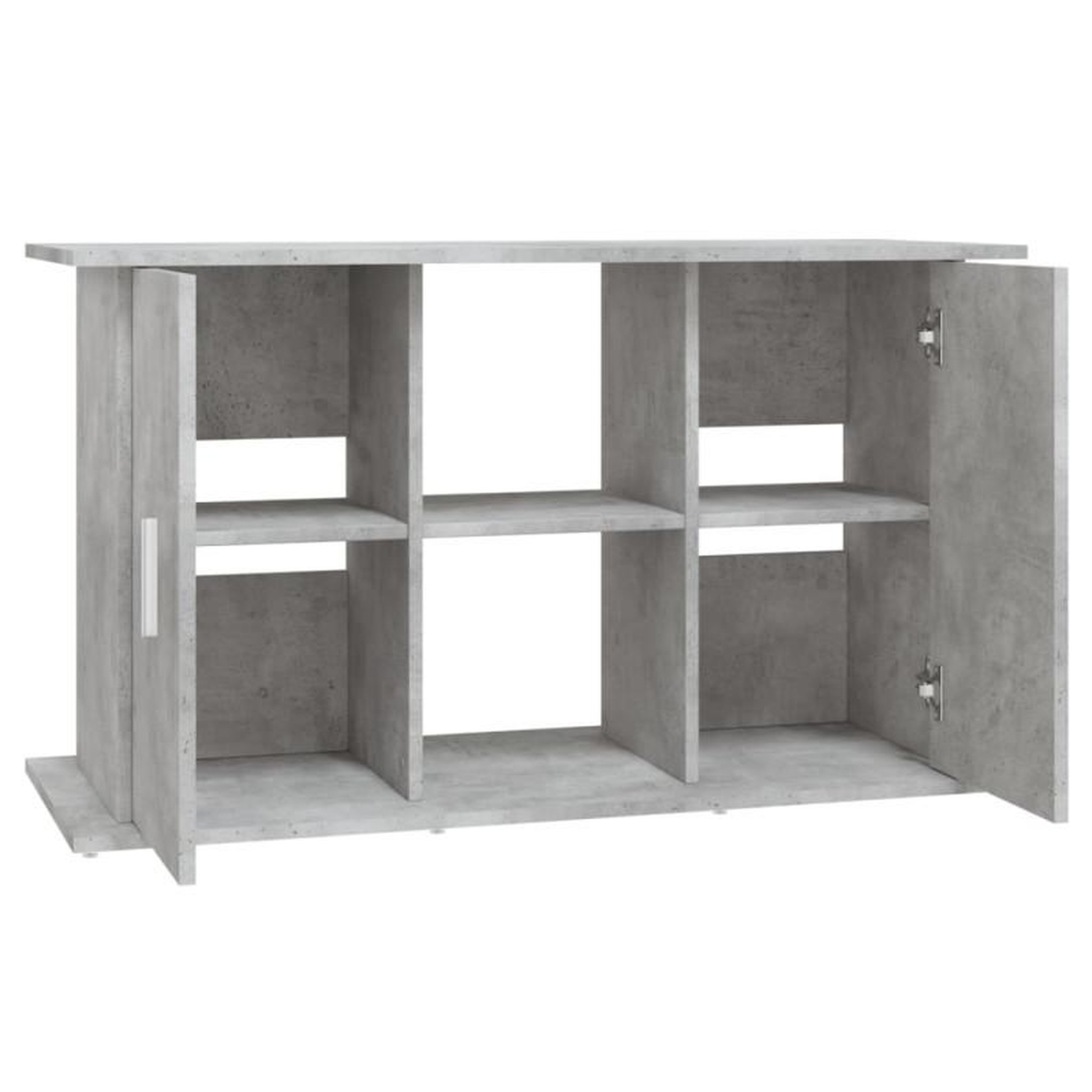 Voir la diapositive 6 : VIDAXL Support pour aquarium gris béton 101x41x58 cm bois d ingénierie