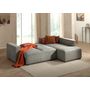 Voir la diapositive 3 : LISA DESIGN Livy - canapé d'angle convertible - avec coffre - en velours côtelé - 5 places - droit