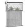 Voir la diapositive 3 : VIDAXL Support pour aquarium gris béton 81x36x73 cm bois d ingénierie
