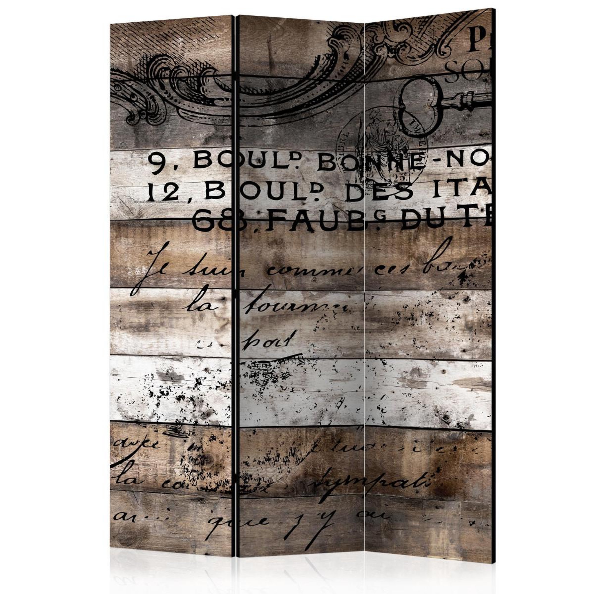 Paris Prix Paravent 3 volets  old vineyard ii  135x172cm