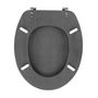 Voir la diapositive 4 : Paris Prix Abattant WC Effet Béton  Alium  46cm Gris