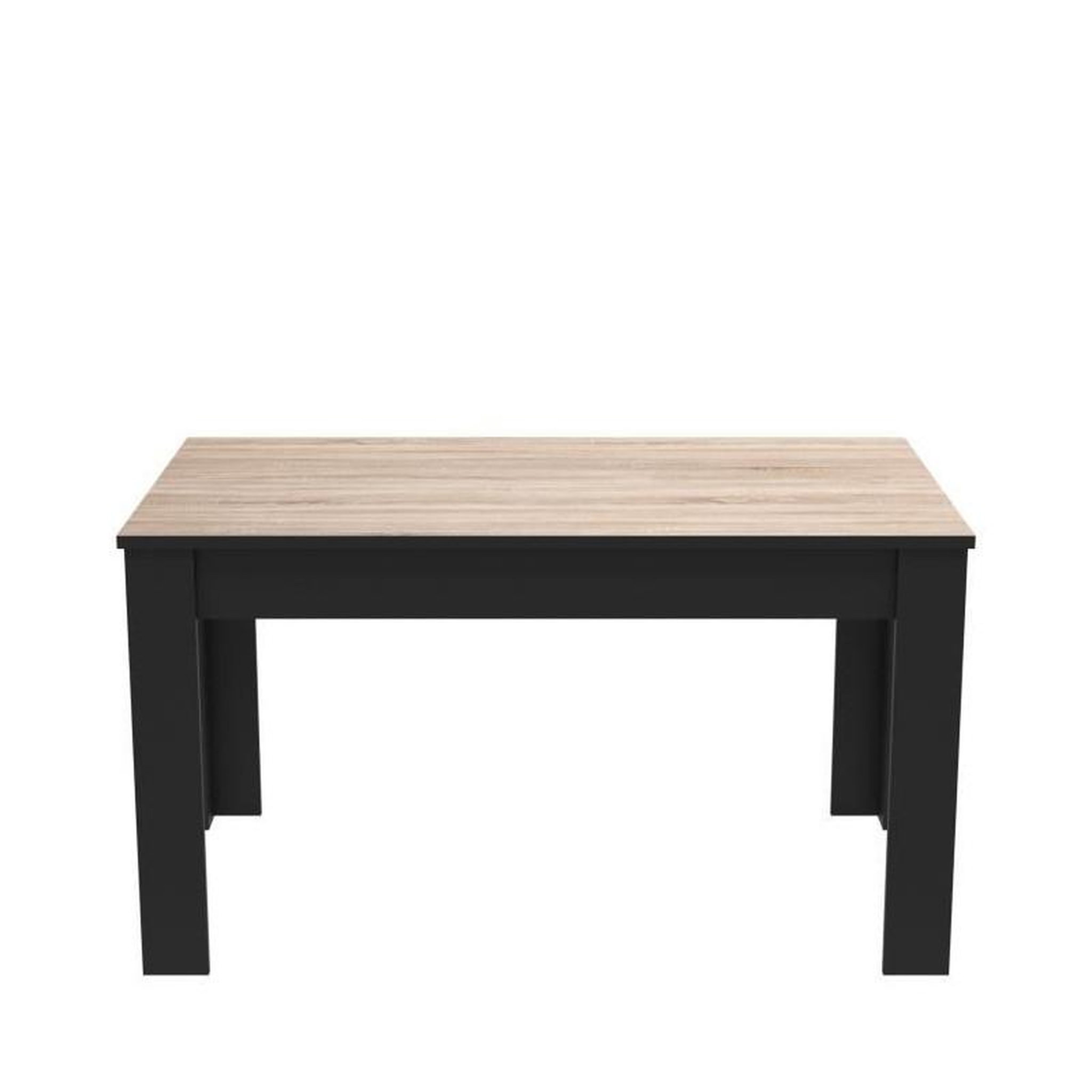 Voir la diapositive 5 : Demeyere DEMEYERE Ensemble sejour Enfilade + Table haute + Vitrine - Decor chene brosse - WAYNE