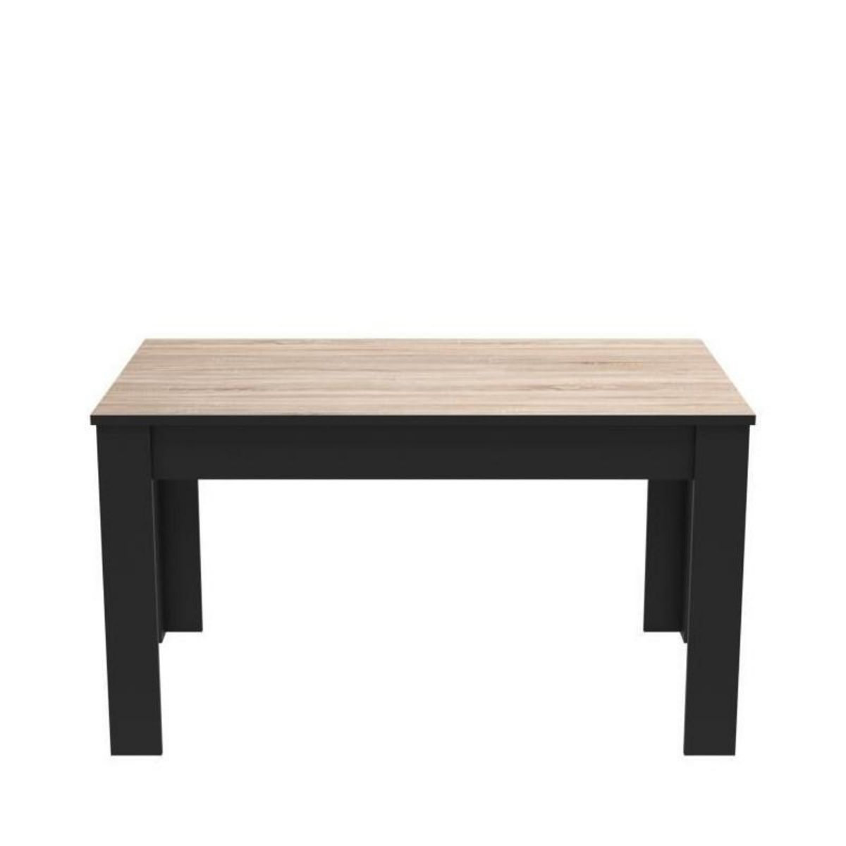 Demeyere DEMEYERE Ensemble sejour Enfilade + Table haute + Vitrine - Decor chene brosse - WAYNE