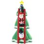 Voir la diapositive 4 : OUTSUNNY Décoration gonflable LED de Noël 2,47H m - sapin de Noël enneigé décoré avec échelle personnages - polyester imperméable