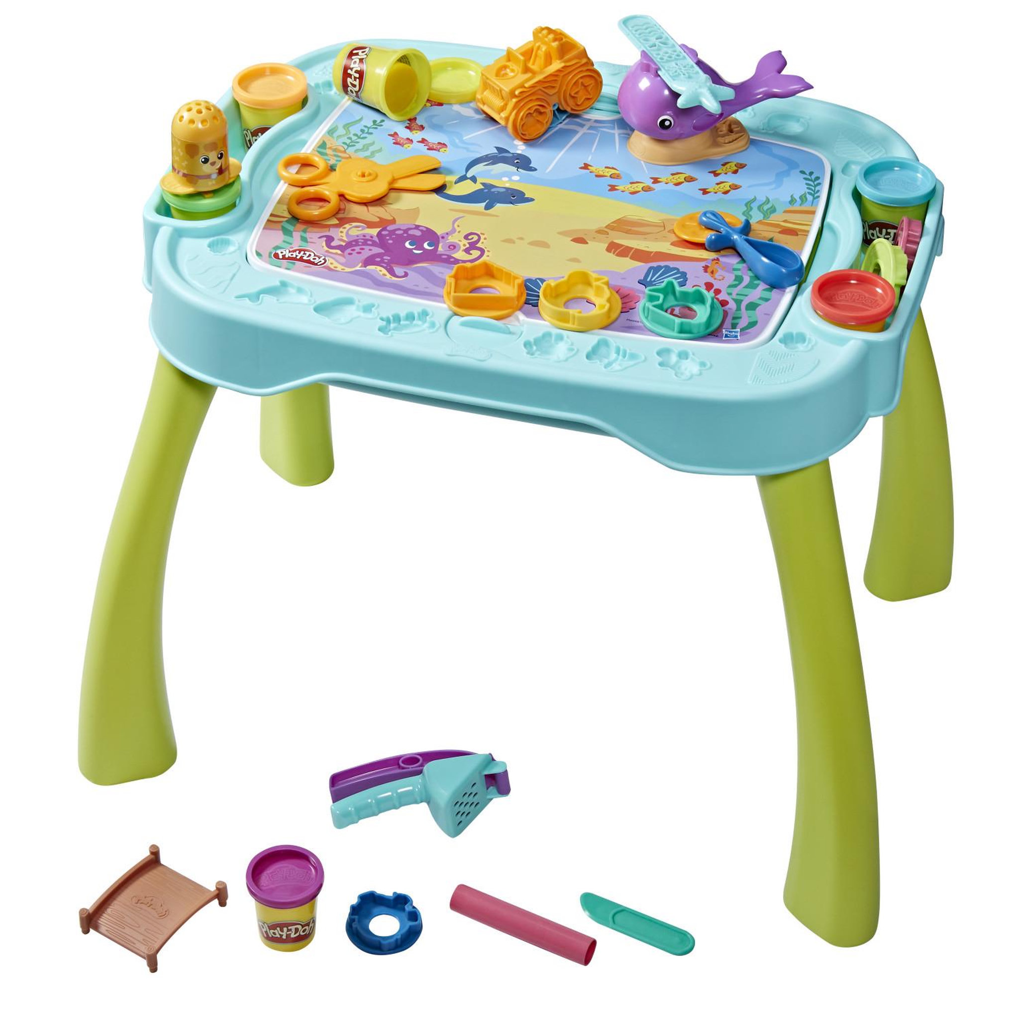 Voir la diapositive 2 : PLAYDOH Pâte à modeler Play Doh Ma 1re table de création reverso