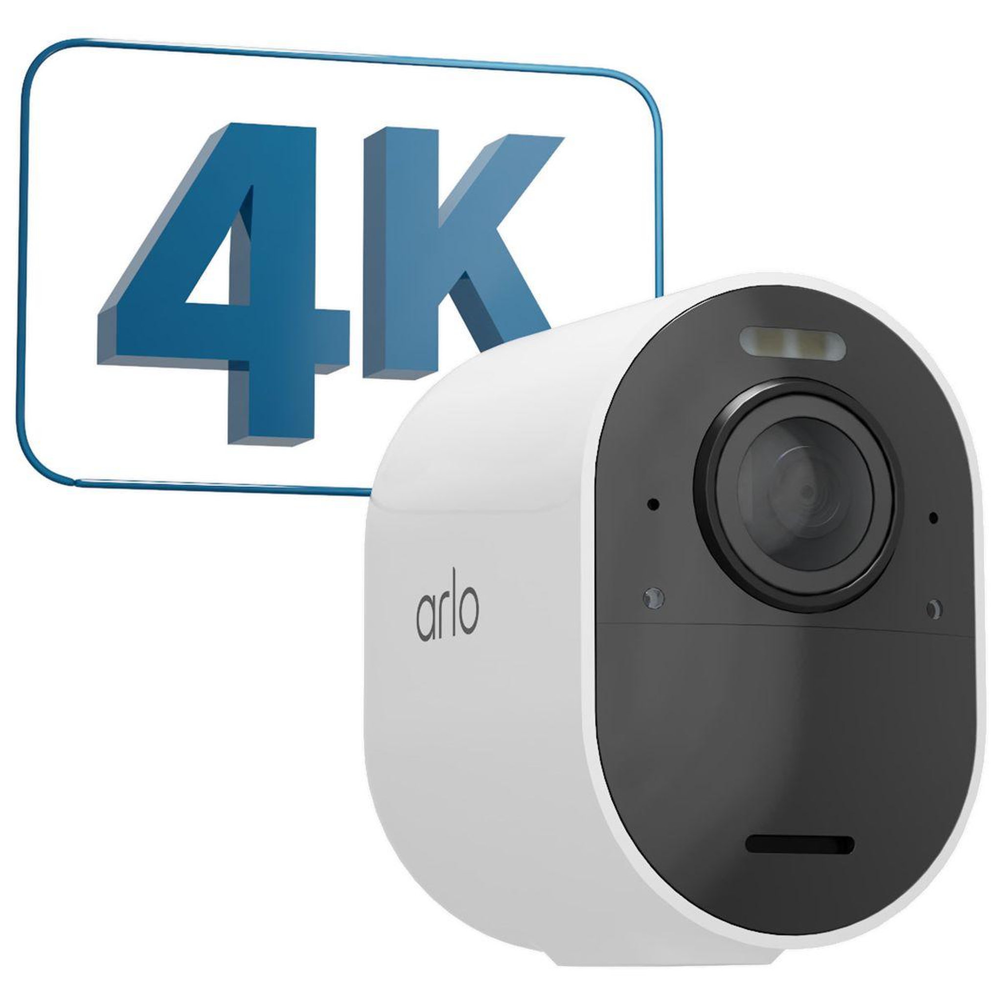 Voir la diapositive 3 : ARLO Caméra de surveillance extérieure blanche Ultra 2