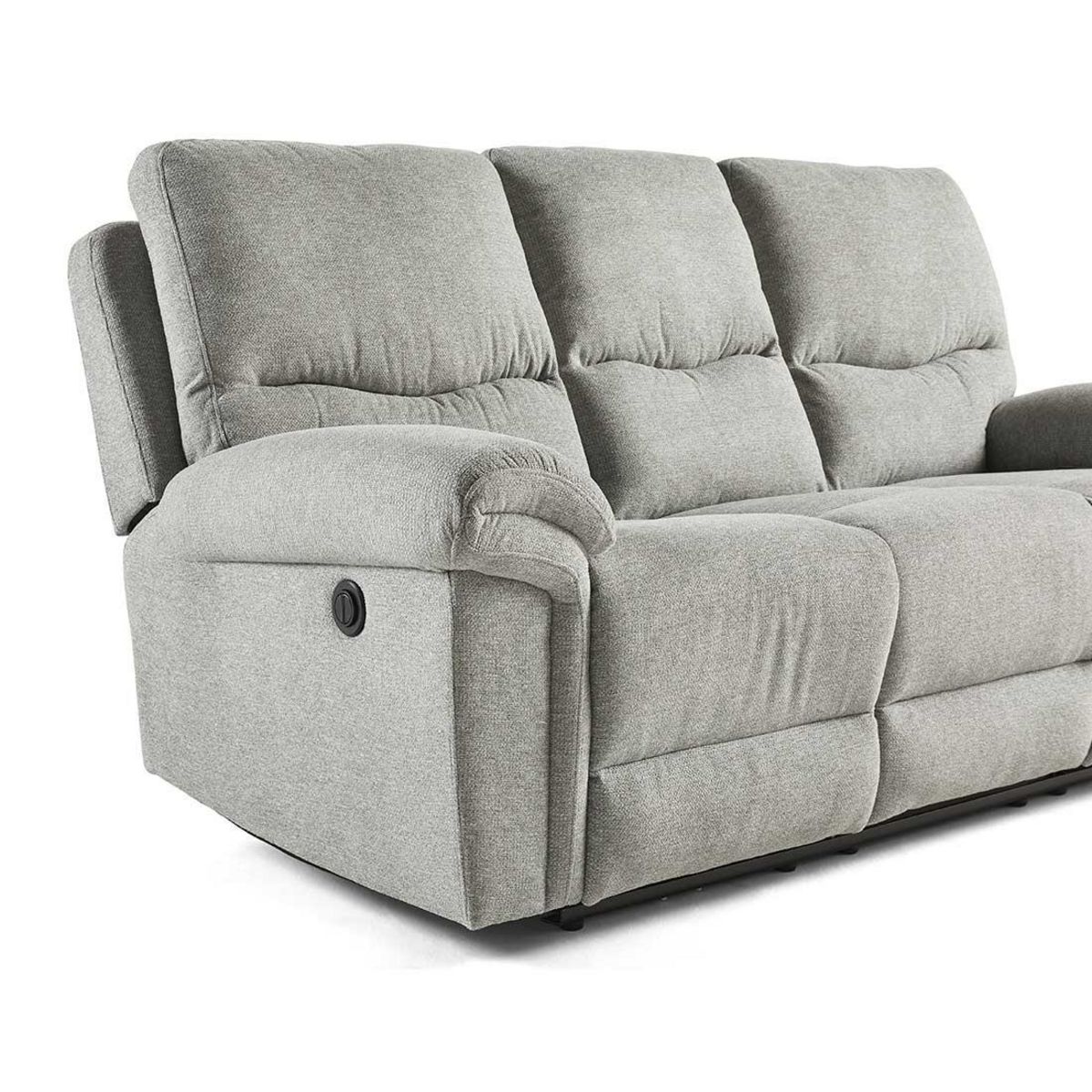 BEST MOBILIER Jasmin - canapé relax électrique 2 et 3 places - en tissu