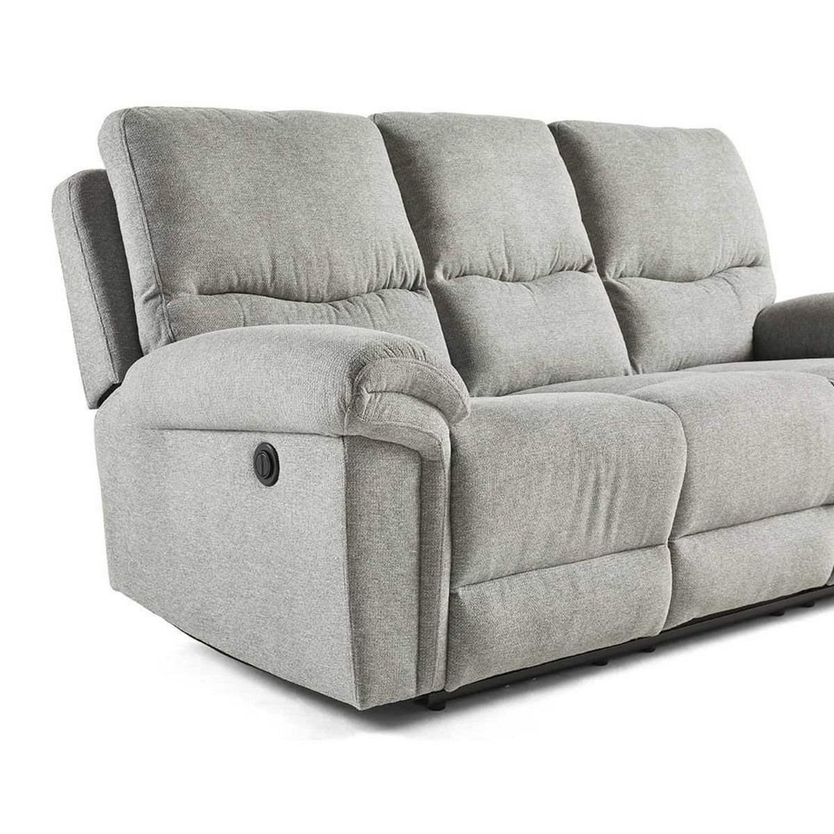 BEST MOBILIER Jasmin - canapé relax électrique 2 et 3 places - en tissu