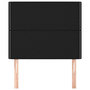 Voir la diapositive 3 : VIDAXL Tetes de lit 2 pcs Noir 80x5x78/88 cm Tissu