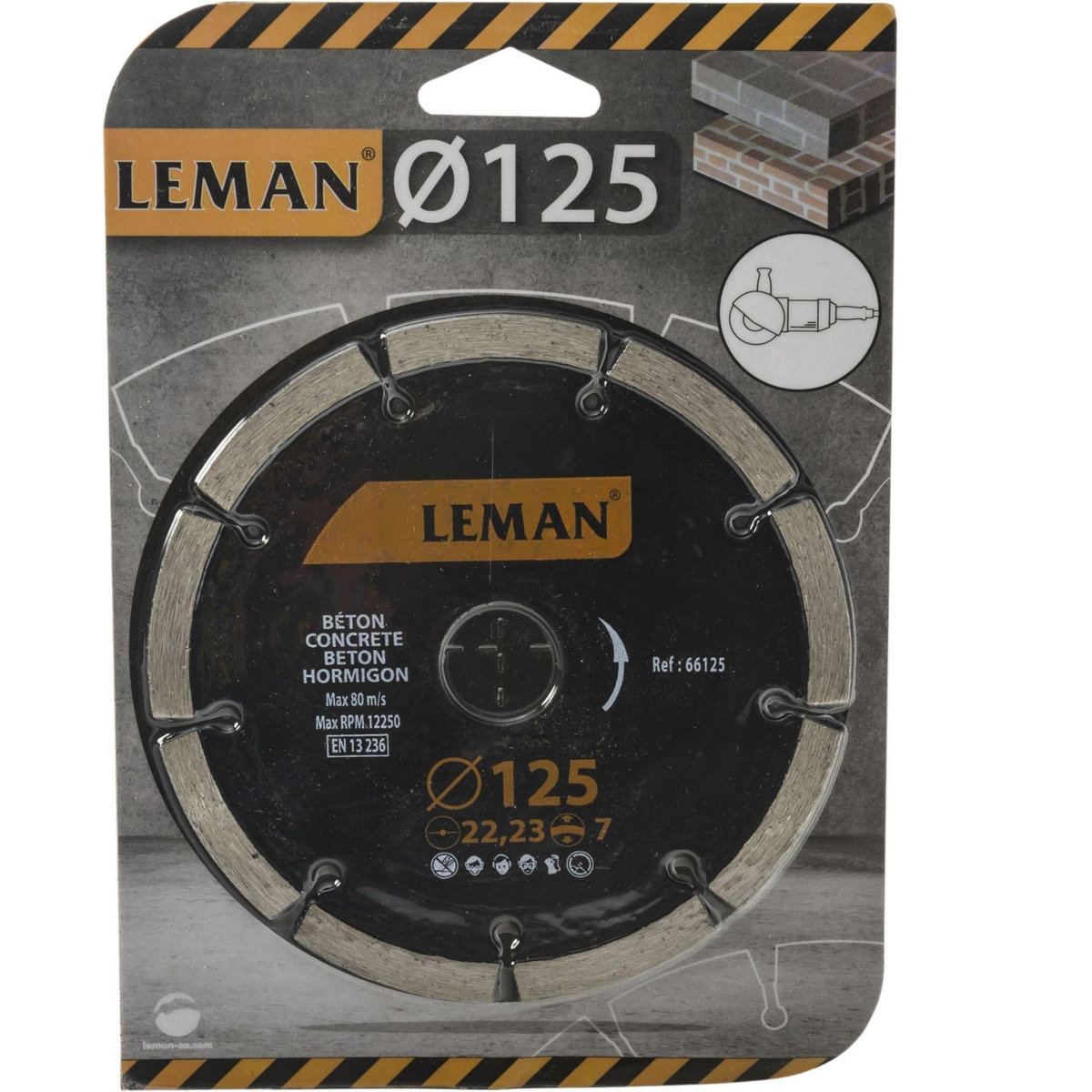 Leman Disque diamant segments 125 mm Leman