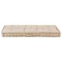 Voir la diapositive 2 : VIDAXL Coussin de plancher de palette Coton 120x80x10 cm Beige