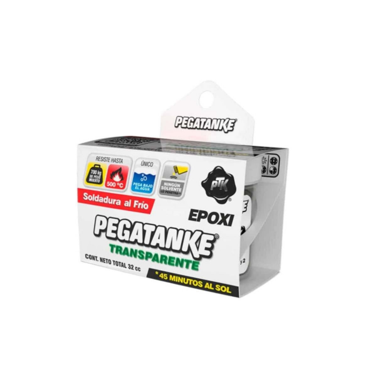  Colle Epoxy Bi Composant PEGATANKE Transparent 32GR