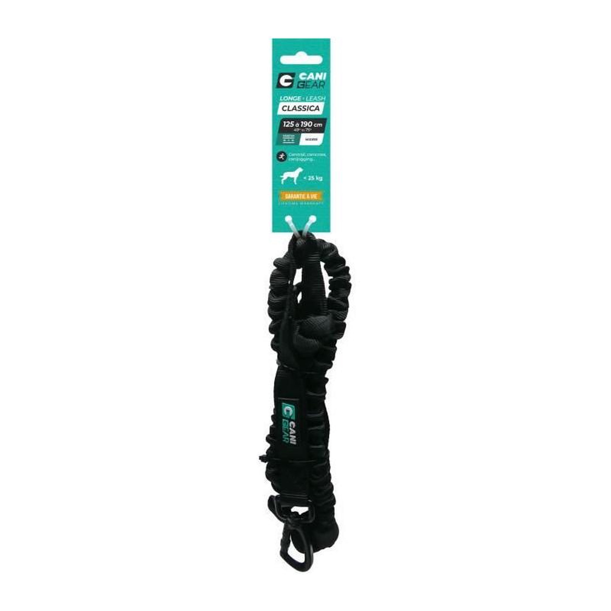 GENERIQUE Longe de traction pour chien - CLASSICA - 1.9 m - Chiens jusqu'a 25 kg