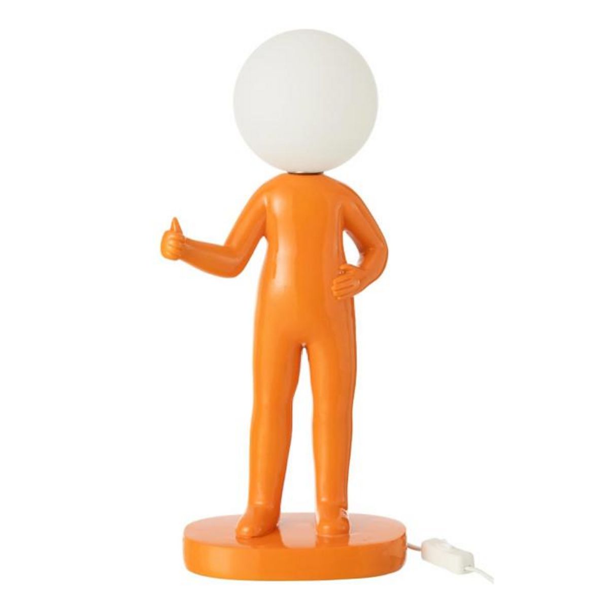 Paris Prix Lampe à Poser en Résine  Pouces  44cm Orange