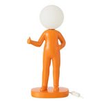 Paris Prix Lampe à Poser en Résine  Pouces  44cm Orange
