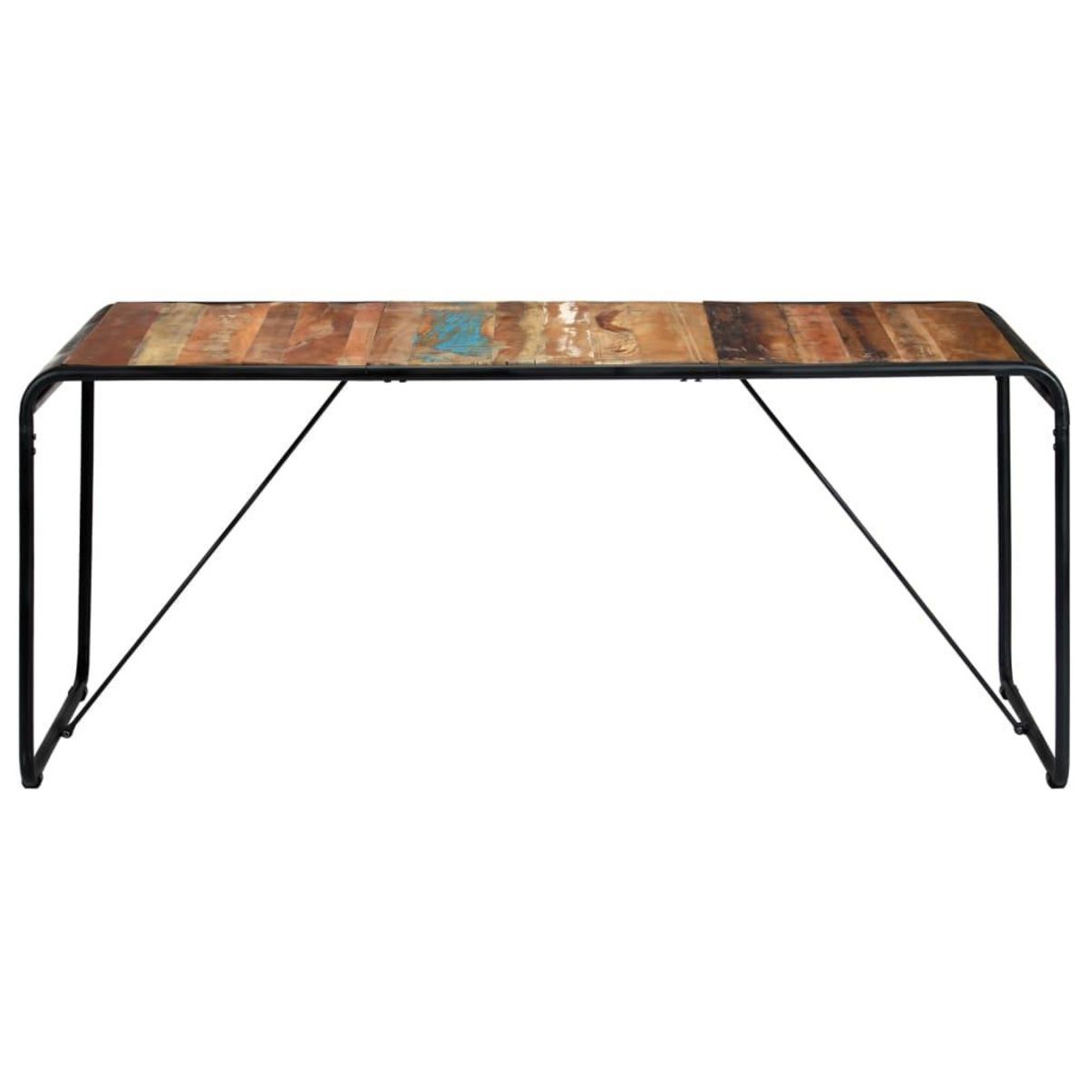 VIDAXL Table a manger 180x90x76 cm Bois de recuperation massif