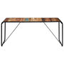 Voir la diapositive 2 : VIDAXL Table a manger 180x90x76 cm Bois de recuperation massif