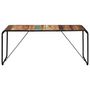 Voir la diapositive 2 : VIDAXL Table a manger 180x90x76 cm Bois de recuperation massif