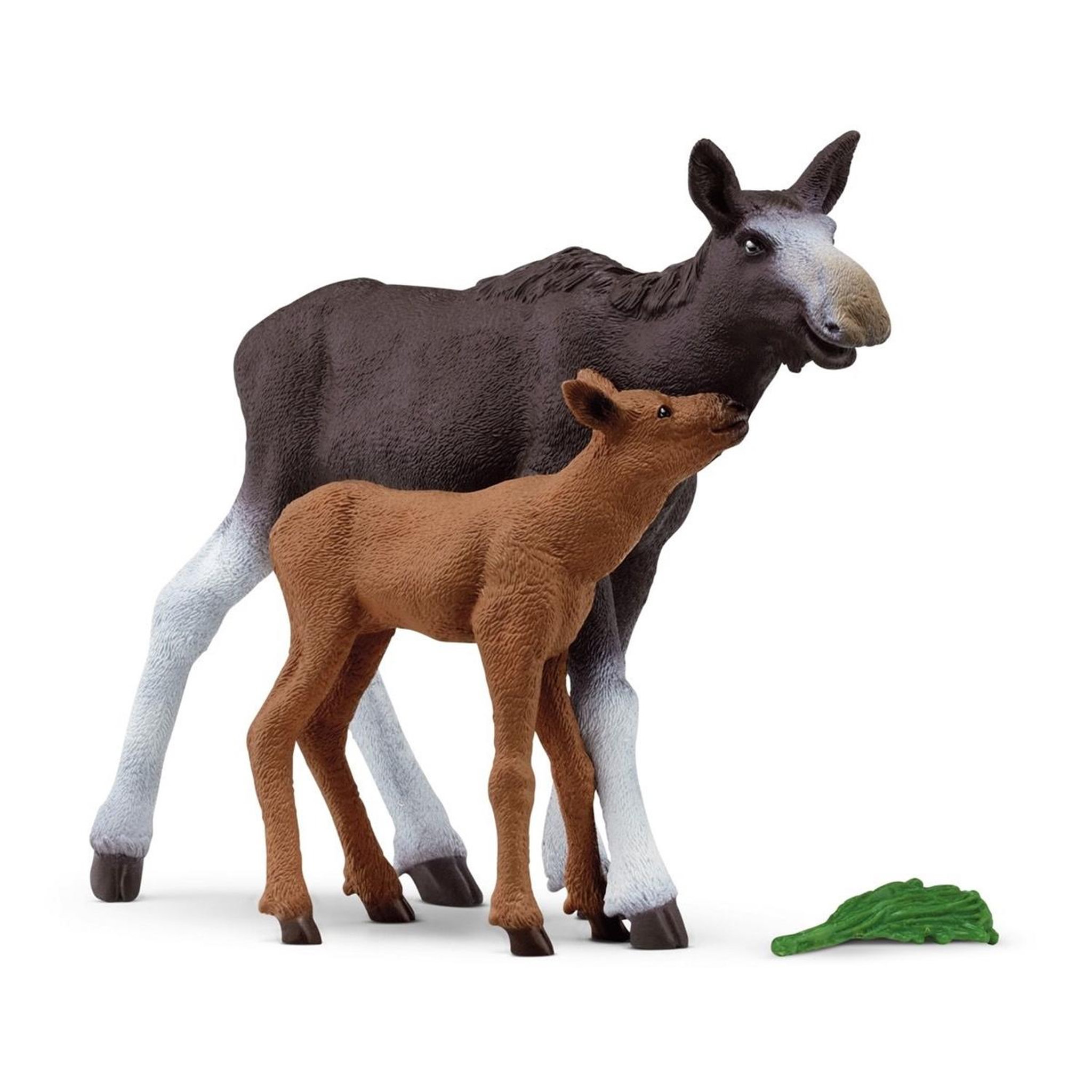 Voir la diapositive 3 : Schleich Wild Life Élan Femelle avec Veau