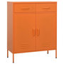 Voir la diapositive 1 : VIDAXL Armoire de rangement Orange 80x35x101,5 cm Acier
