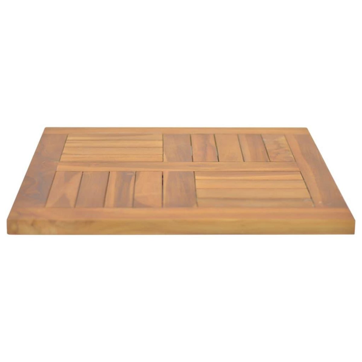 VIDAXL Dessus de table carre 50x50x2,5 cm Bois de teck massif
