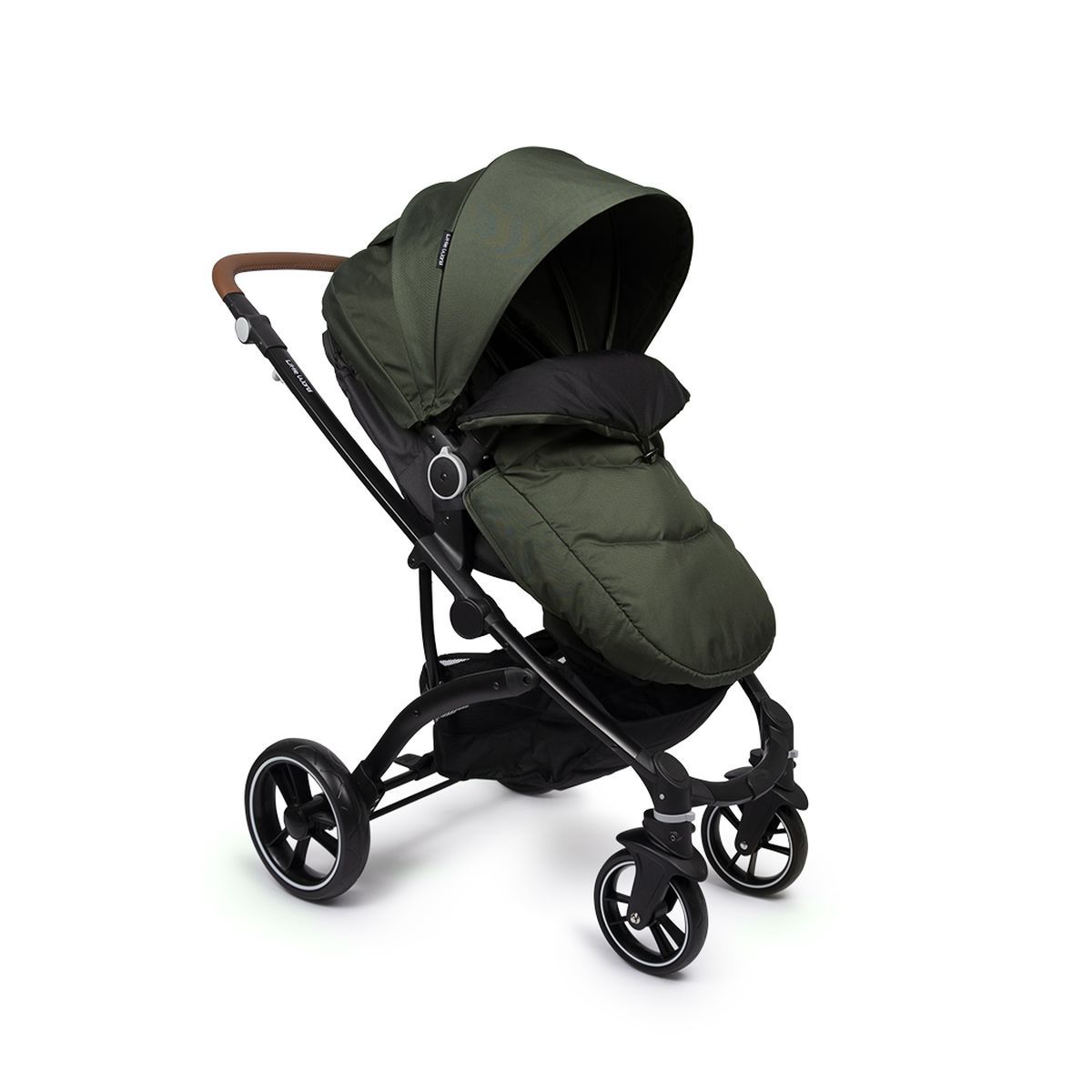 LITTLE WORLD Poussette combinée 3 en 1 City Walker kaki