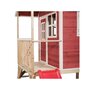 Voir la diapositive 3 : EXIT TOYS Maisonnette en bois pour enfants Loft 300 Rouge - Exit Toys