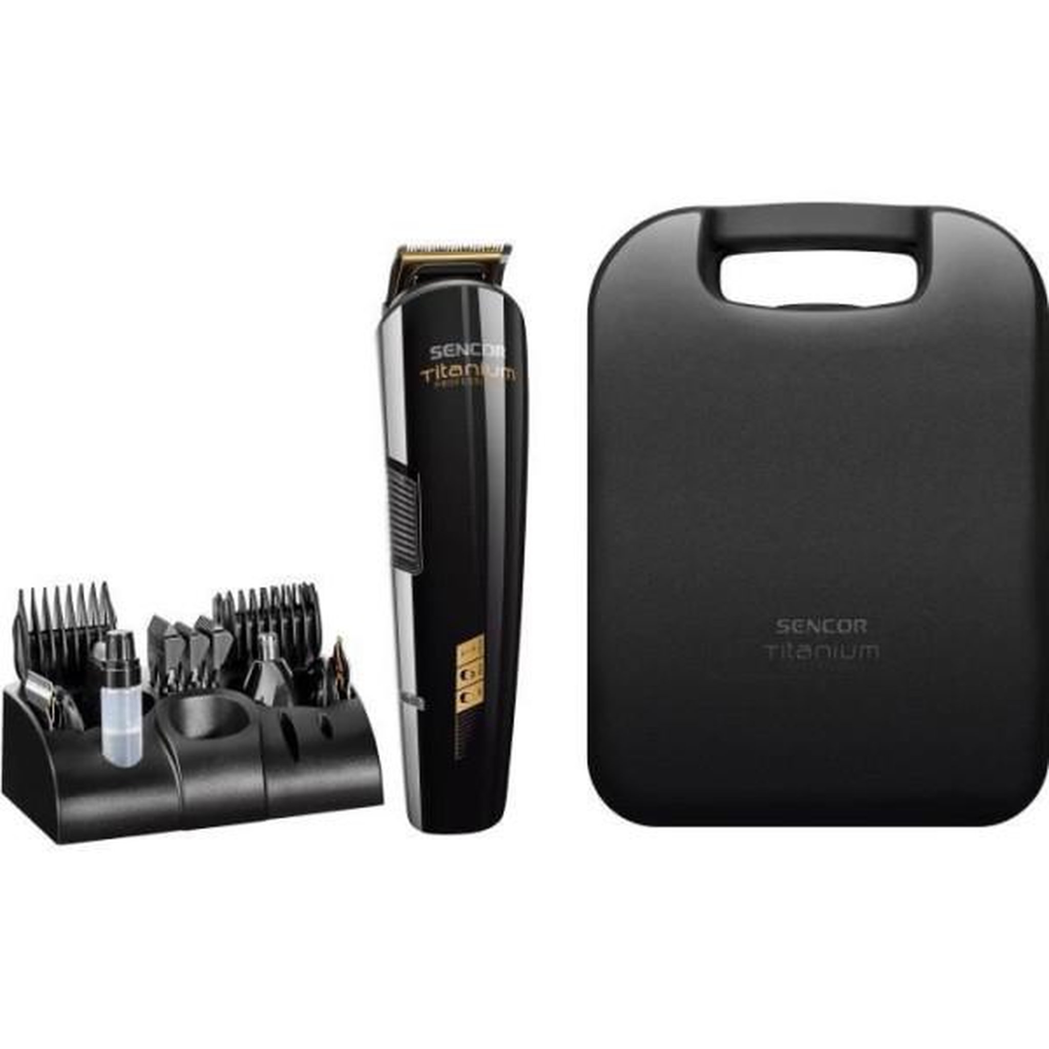 MARKET24 Tondeuse a Cheveux  a cheveux professionnelle - SENCOR - SHP 8305BK - 12 accessoires - Noir